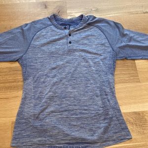 Men’s lulu lemon blue long sleeve